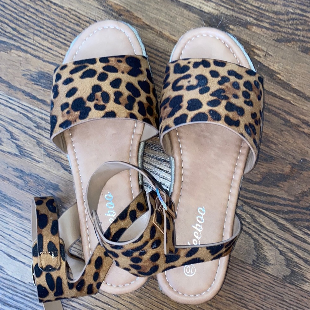 Weeboo Leopard Sandals
